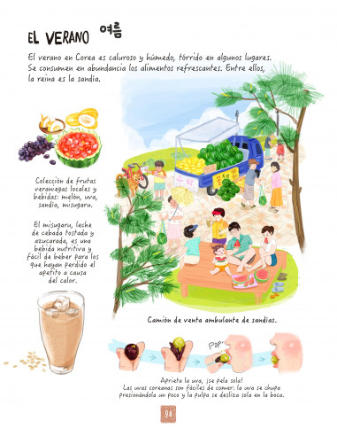 La cocina coreana ilustrada