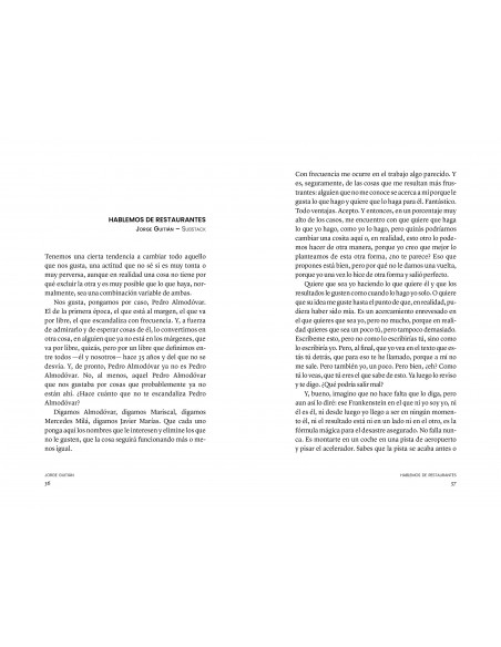 Escribir gastronomía 2022