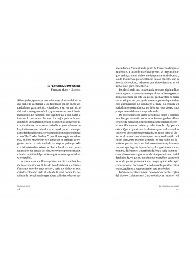 Escribir gastronomía 2022