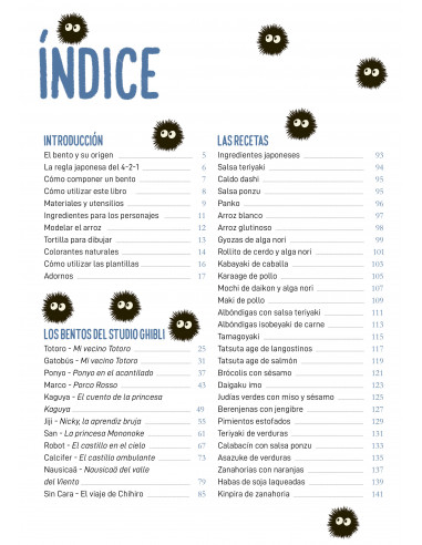 Los bentos de las películas del Studio Ghibli