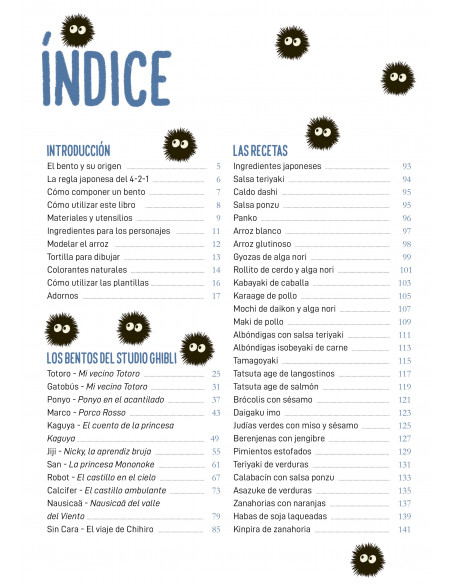 Los bentos de las películas del Studio Ghibli