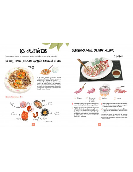 La cocina coreana ilustrada