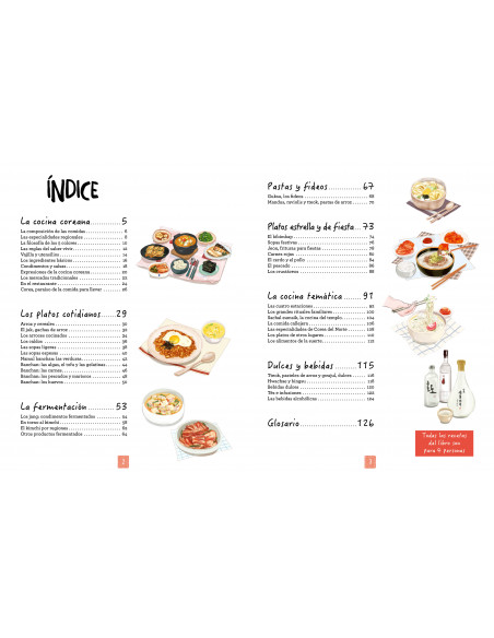 La cocina coreana ilustrada