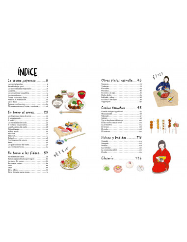 La cocina japonesa ilustrada