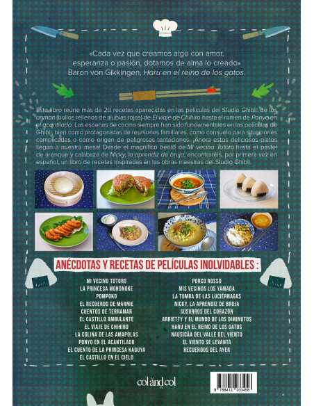 Las recetas de las películas del Studio Ghibli