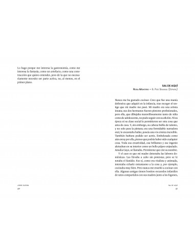 Escribir gastronomía 2023