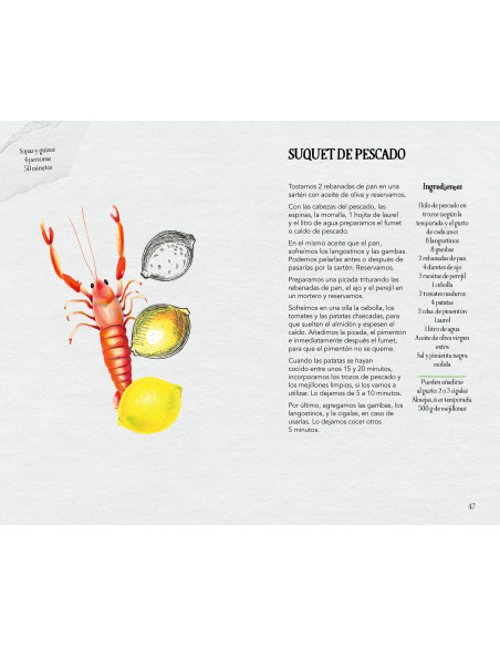 Gastronomía valenciana: recetario ilustrado