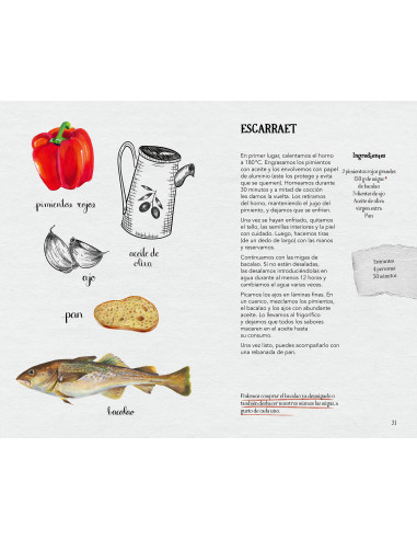 Gastronomía valenciana: recetario ilustrado