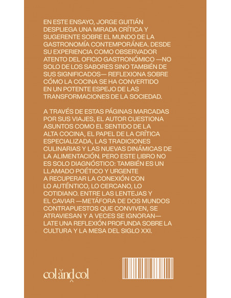 De lentejas y caviar