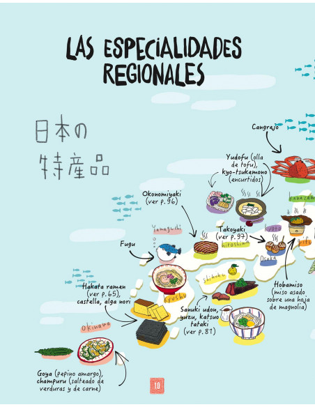 La cocina japonesa ilustrada